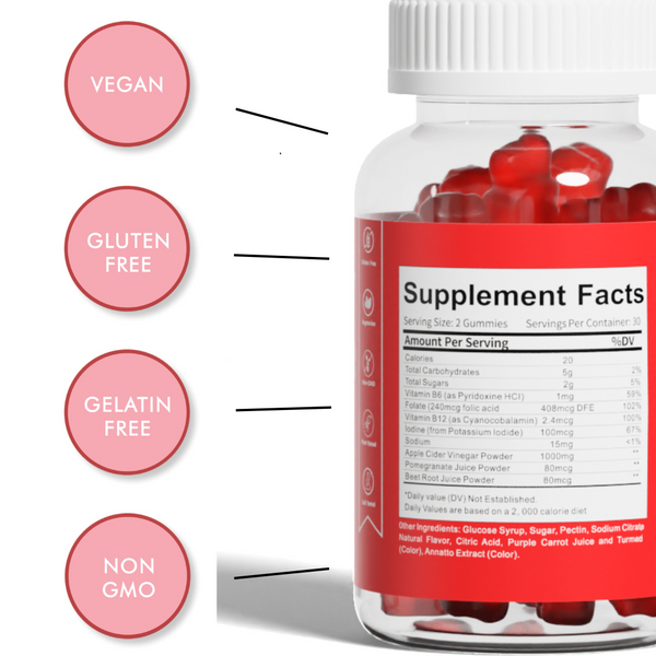 Apple Cider Vinegar Vitamins Gummies